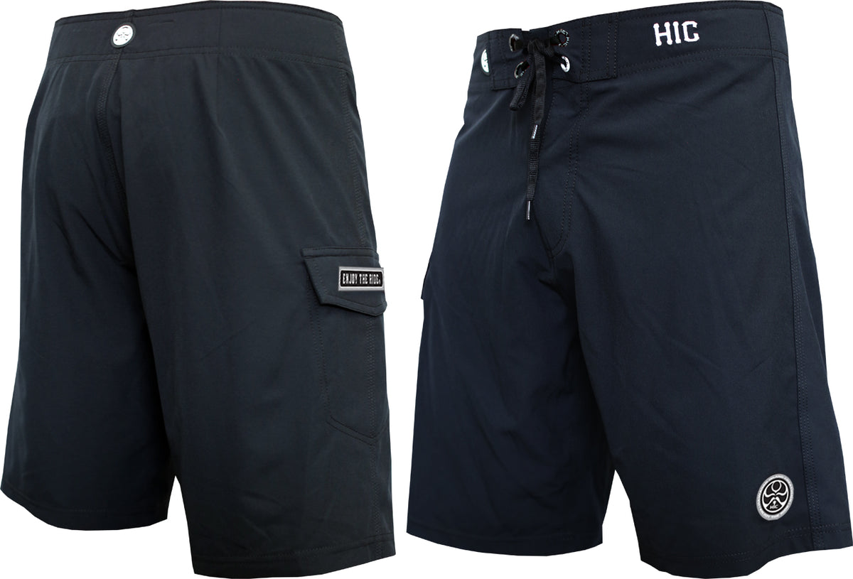 HIC Secrets Men's 20" Board Shorts – 8-Way Stretch