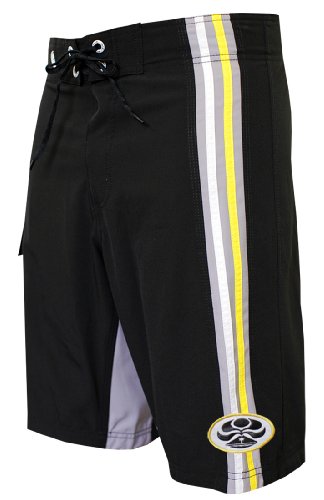 HIC Herbie Men's 21" Board Shorts – 8-Way Octo Super Stretch, Black