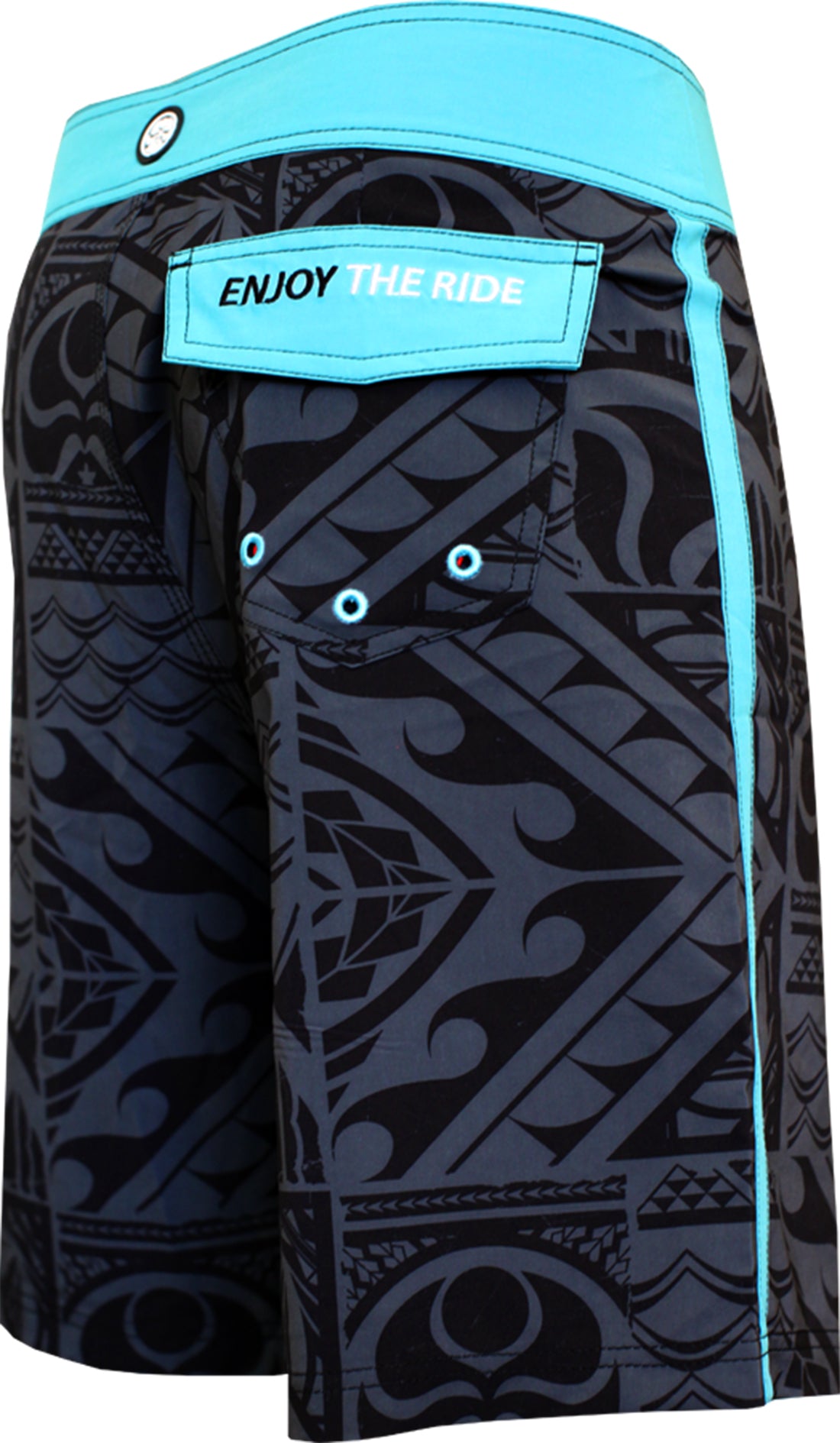 HIC Razor Blades Men's 21" Board Shorts – 8-Way Octo Super Stretch, Big & Tall to 60