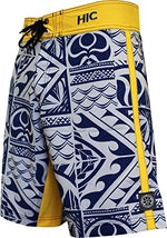 HIC Razor Blades Men's 21" Board Shorts – 8-Way Octo Super Stretch, Big & Tall to 60