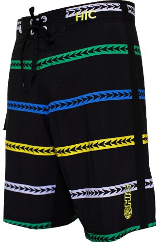 HIC Alewa Stripe Men's 21" Board Shorts – 8-Way Octo Super Stretch
