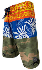 Hawaiian Island Creations (HIC) 20" UA HUKA 8 Way Stretch Board Shorts