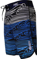 HIC Sets Men's 20" Board Shorts – 8-Way Octo Super Stretch, Blue