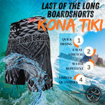 HIC Kona Tiki feature graphic: quick drying, 8-way stretch, water repellent