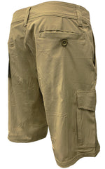 Go Barefoot Men's AM/PM 8 Way Stretch Cargo Shorts