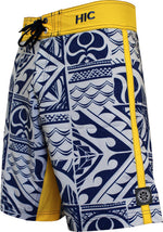 HIC Razor Blades Men's 21" Board Shorts – 8-Way Octo Super Stretch, Big & Tall to 60