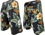 Hawaiian Island Creations (HIC) 19" KUKUI 8 Way Stretch Board Shorts