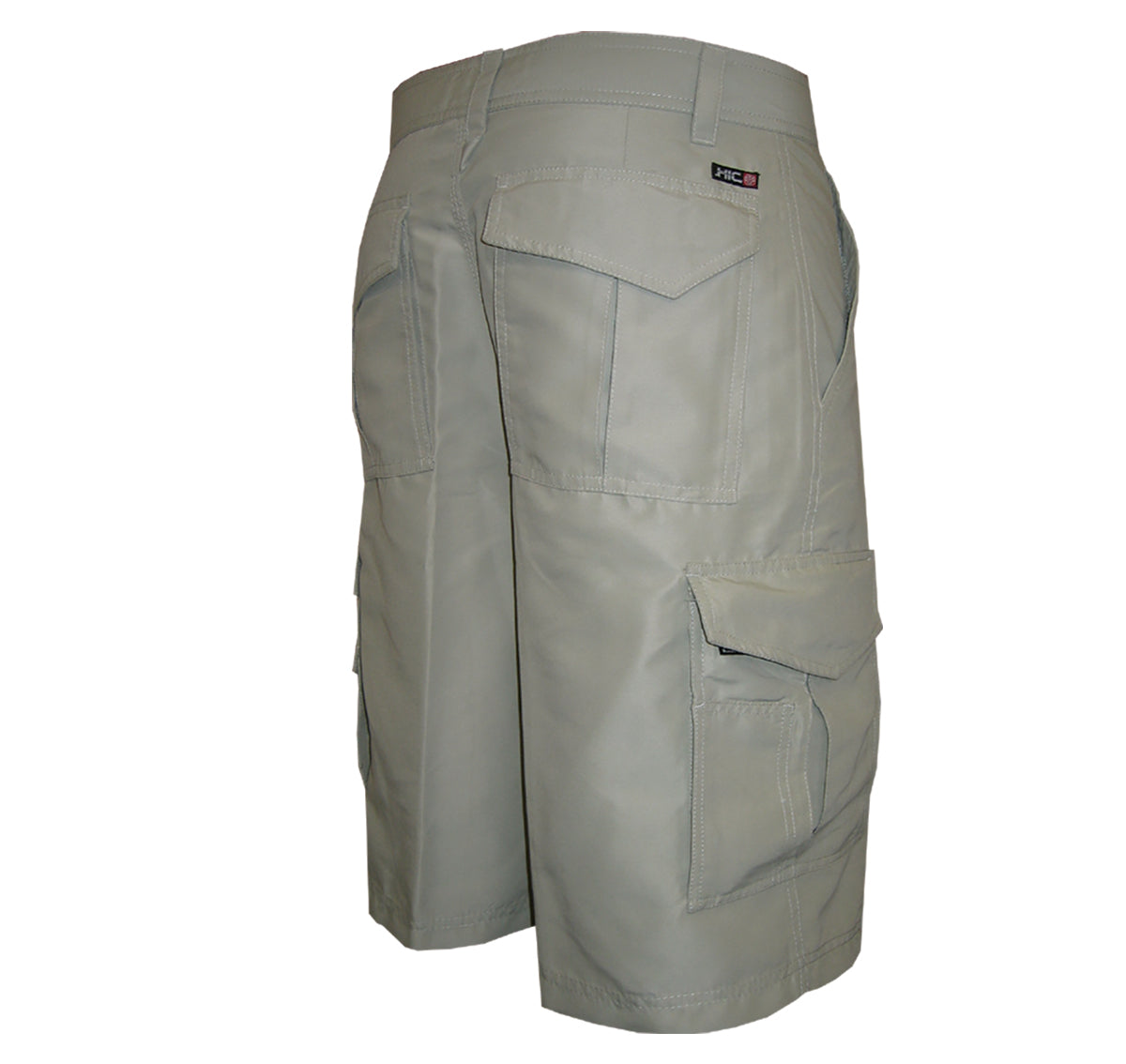 HIC Mauna Kea Men's 23" Cargo Walking Shorts – Rugged Peached Microsuede, Velcro Cargo Pockets