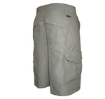 HIC Mauna Kea Men's 23" Cargo Walking Shorts – Rugged Peached Microsuede, Velcro Cargo Pockets