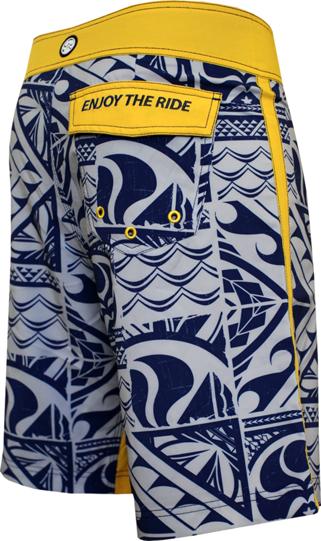 HIC Razor Blades Men's 21" Board Shorts – 8-Way Octo Super Stretch, Big & Tall to 60