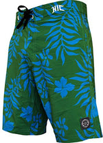 HIC Mo'orea Men's 20" Board Shorts – 8-Way Octo Super Stretch, Jungle, Big & Tall to 60