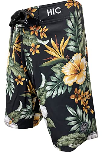 Hawaiian Island Creations (HIC) 19" KUKUI 8 Way Stretch Board Shorts