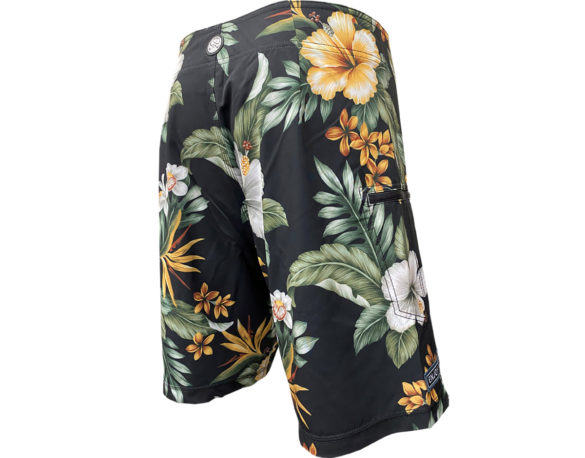 Hawaiian Island Creations (HIC) 19" KUKUI 8 Way Stretch Board Shorts