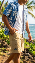 Go Barefoot Men's AM/PM 8 Way Stretch Cargo Shorts