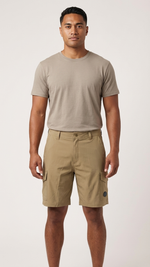 Go Barefoot Men's AM/PM 8 Way Stretch Cargo Shorts