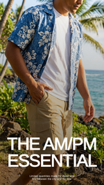 Go Barefoot Men's AM/PM 8 Way Stretch Cargo Shorts