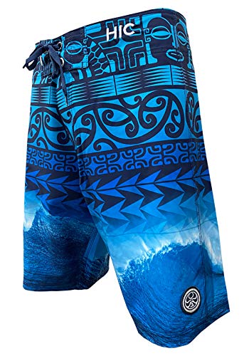 Hawaiian Island Creations (HIC) 20" Poly Wave 8 Way Stretch Board Shorts