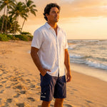 HIC Hawaiian Island Creations Men's Generals – Quick Dry Surf Board Shorts