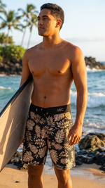 Hawaiian Island Creations (HIC) 19" Fineapple 8 Way Stretch Board Shorts