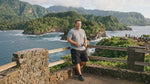 Video of HIC Mauna Kea men's cargo walking shorts worn outdoors in Hawaii