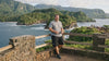 Video of HIC Mauna Kea men's cargo walking shorts worn outdoors in Hawaii