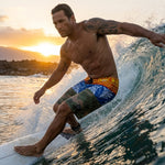 Hawaiian Island Creations (HIC) 20" UA HUKA 8 Way Stretch Board Shorts